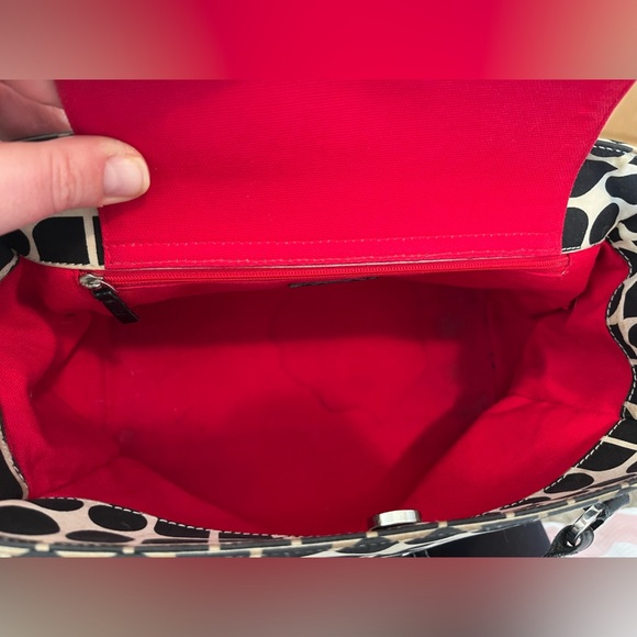 Vintage Kate Spade New York Canvas Printed Shoulder Bag - Picture 11 of 15